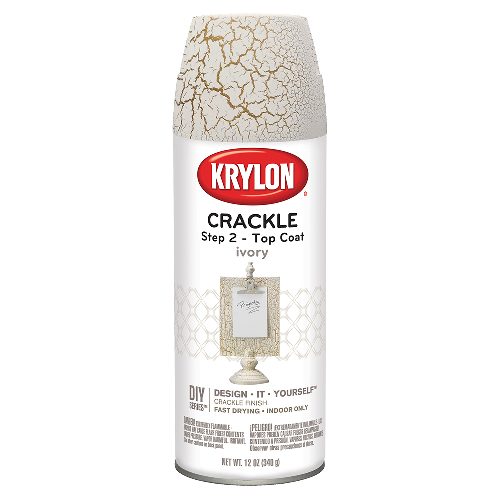 Краска спрей Krylon Crackle Step 2 Top Coat для создания эффекта растрескив...