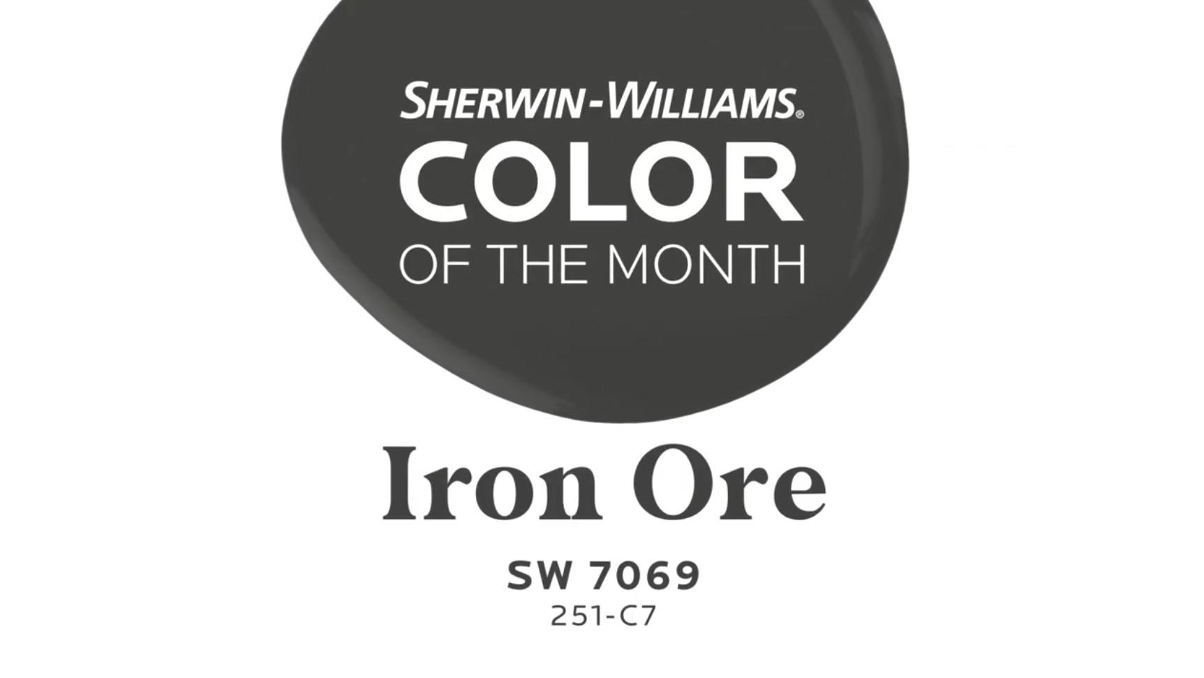 SW 7069 Iron Ore